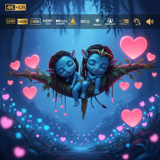 Avatar Luminous Night: Bioluminescent Forest Ambience & Deep Relaxing Mood Fire TV