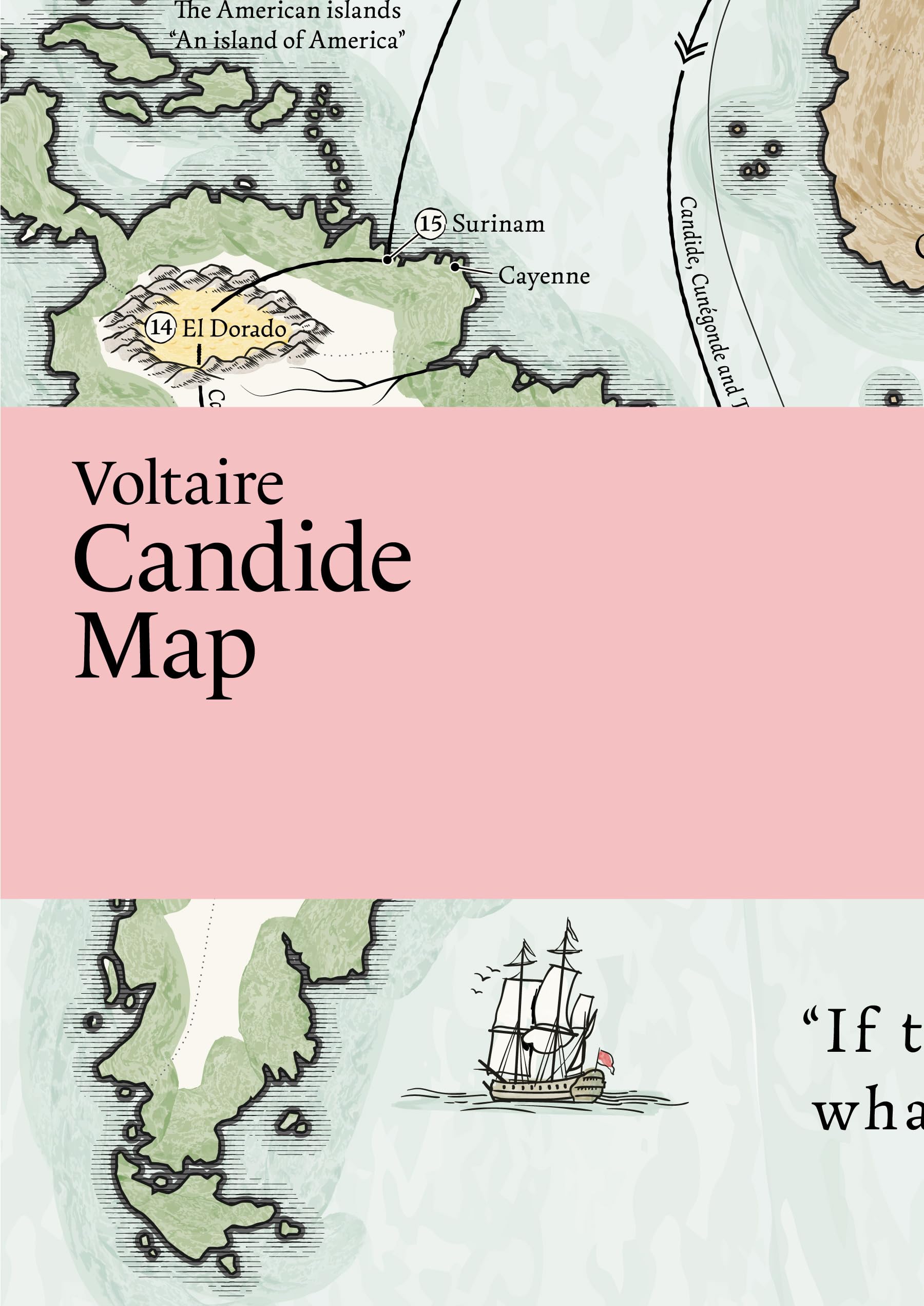 Voltaire, Candide Map (Literary Maps Series Series)