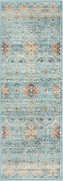 Gertmenian Indoor Boho Rug - 2x6 Runner, Non Slip, Super Strong, Ideal for High Traffic Areas in Entryway, Bedroom, Kitchen - Tanis, Sage, 28501