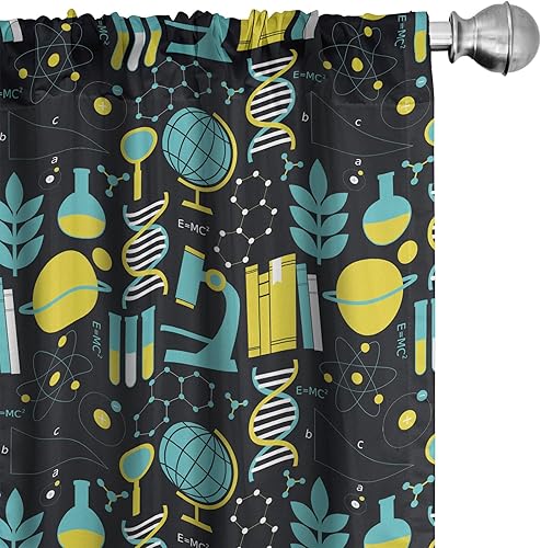 Miniatura 1 de Ambesonne - Paneles de cortinas multicolor