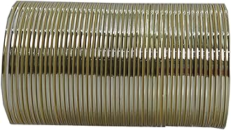 Plain Metal Bangles Set For Women and Girls with Glossy Finished Design