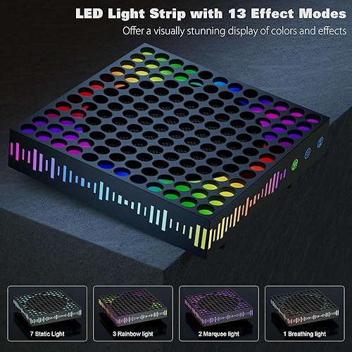 Miniatura 3 de Narati Ventilador de refrigeración para tira de luz Xbox Series X RGB y 3 ganchos desmontables, sistema de enfriamiento de ventilador superior 4 en