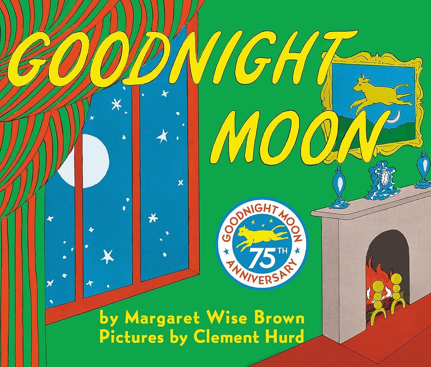 Goodnight Moon Board Book by Margaret Wise Brown, Beanbag Bunny Stuffed Animal Plush, and Good Night Moon Baby Soft Book Toy with On The Go Clip (A Classic, Sweet Dreams Baby Book Bedtime Gift Set B) - Image 2
