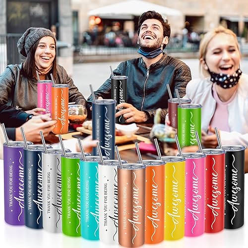 Vista 7 de Norme 12 Piezas Regalos de Agradecimiento Tazas a Granel Regalos de Navidad de Apreciación para Empleados, Equipo, Personal, Compañeros de Trabajo