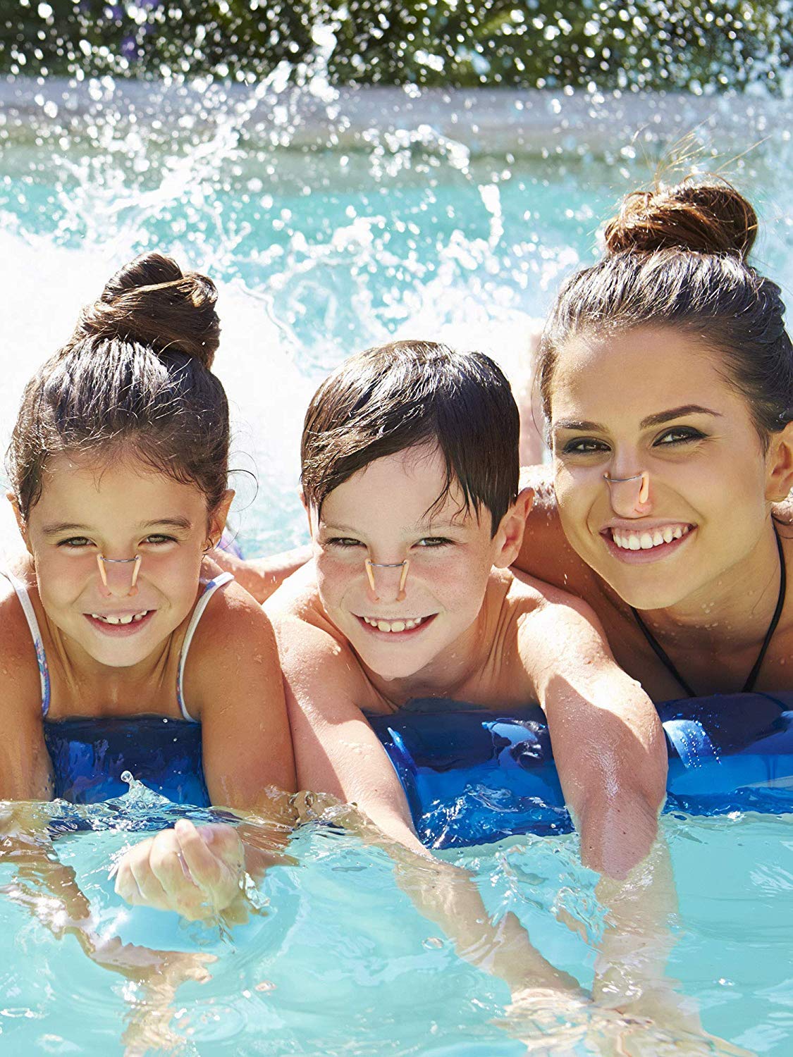Pinza de Nariz para Natación 6 Pack Clip de Silicona Suave para Adultos y Niños Buceadores
