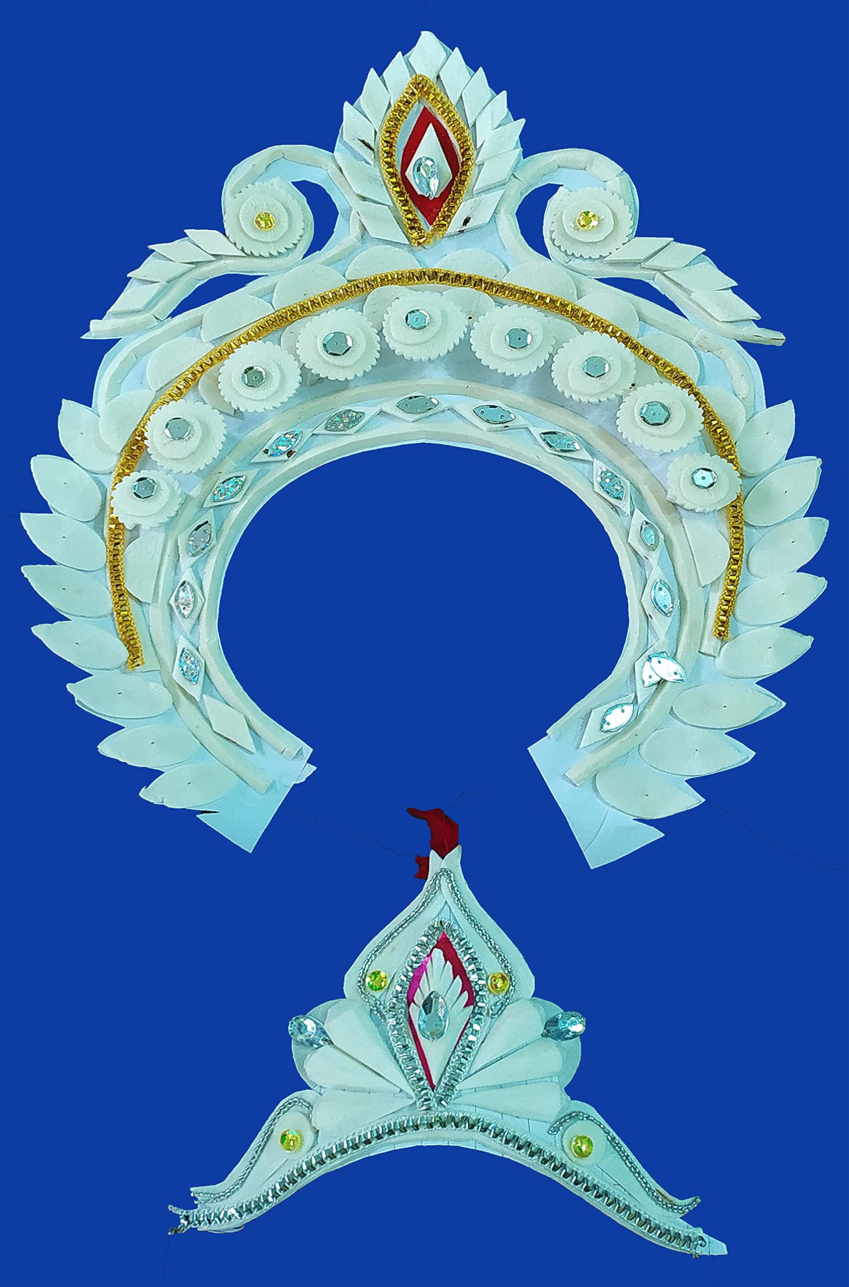 Natural Shola Khopa Mukut, Queen, Medium