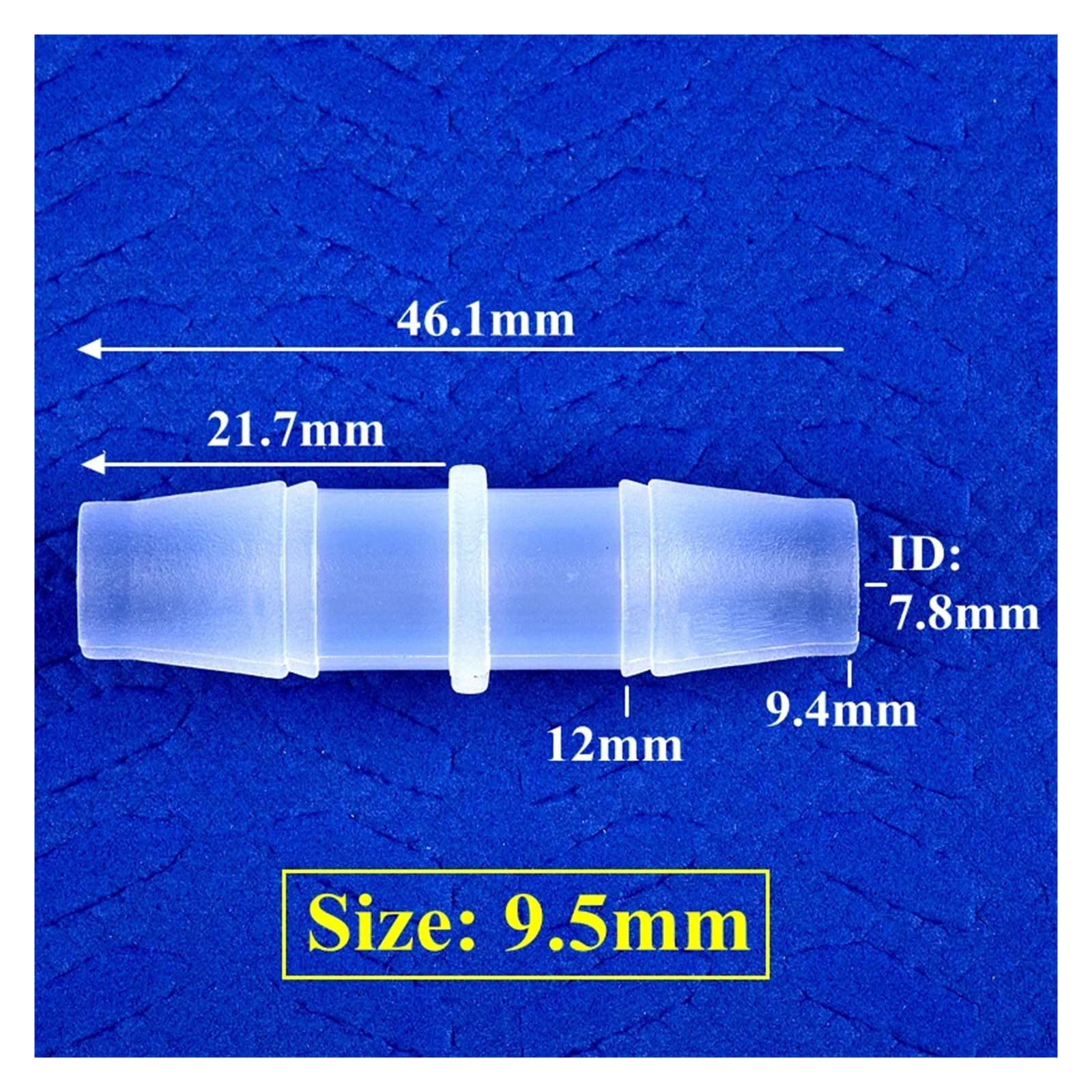 5 ~ 200 sztuk 1,6 ~ 15,8 mm równej średnicy złącza bezpośrednie do akwarium aerator pompa powietrza wąż elastyczny przegub pagoda nawadnianie złączki do węży wodnych (9,5 x 9,5 mm, 200 sztuk)