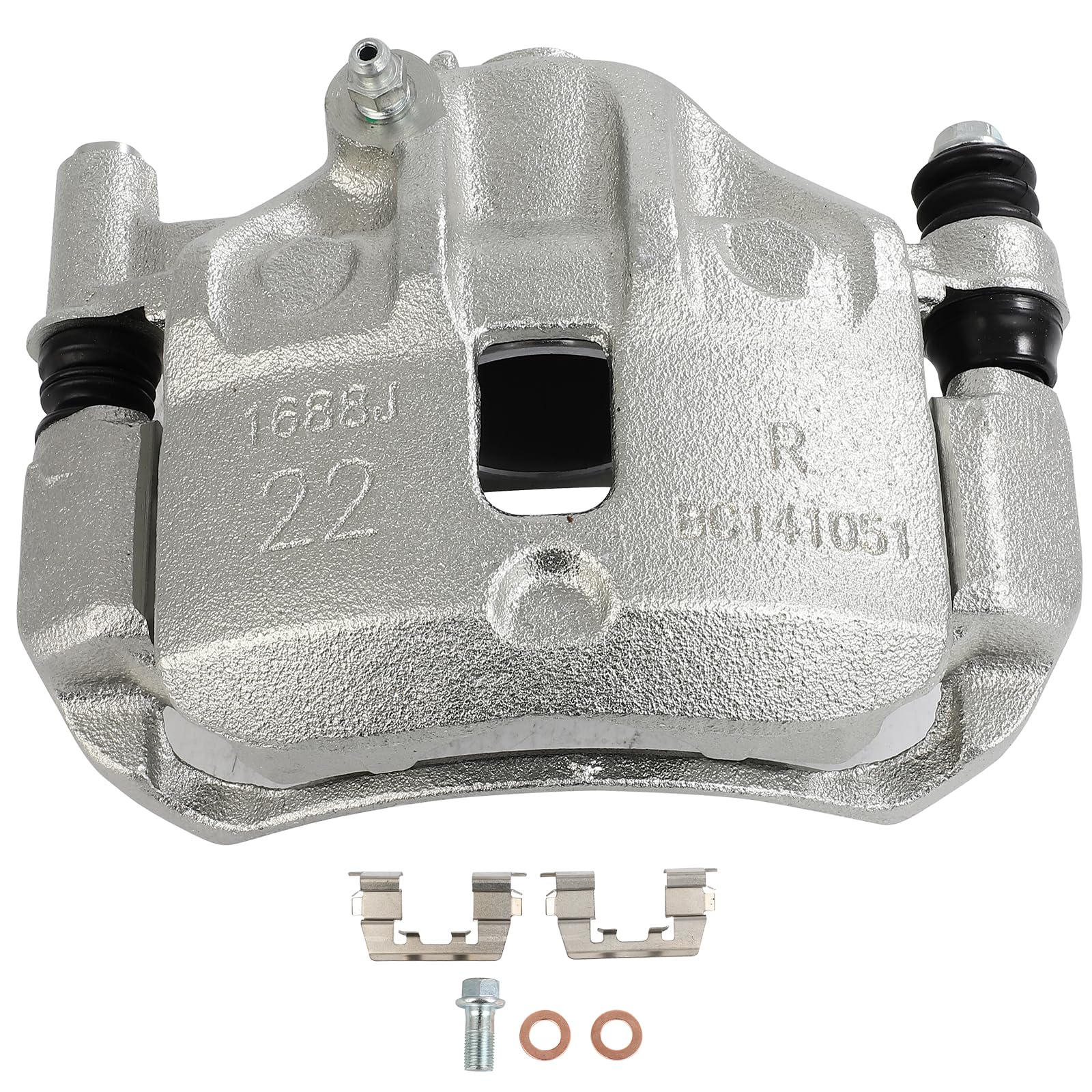 cciyu Front Right Disc Brake Caliper Assembly With Bracket 19B1492
