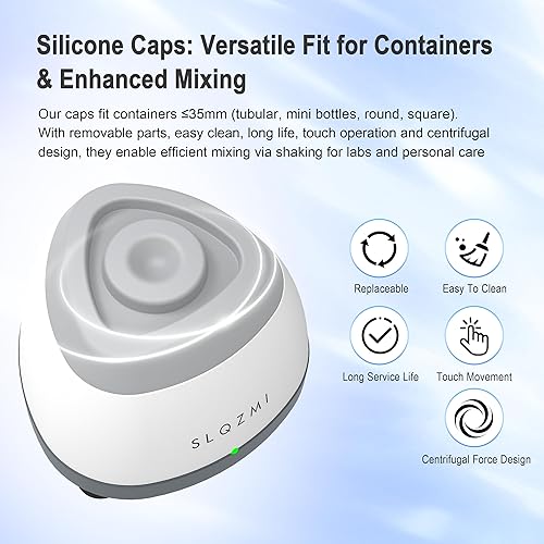 Miniatura 6 de Mini mezclador de vórtice, agitador de esmalte de uñas, mezclador de pintura y mezclador de pintura para esmalte de gel, pinturas acrílicas,