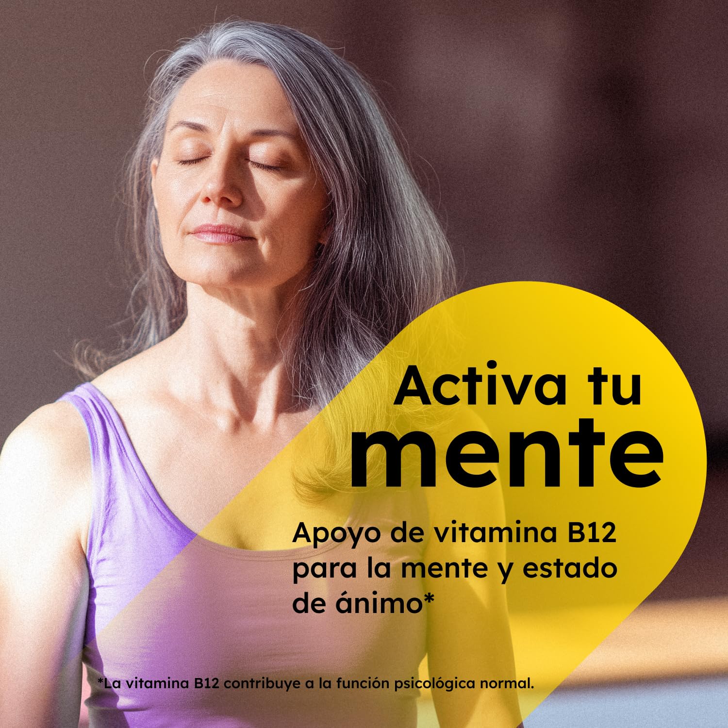 Supradyn Expert Vitamina B12 1000 µg Metilcobalamina Pura 90 Comprimidos Bucodispersable Suplemento Energía Memoria Sistema Nervioso Vegano Sin Gluten