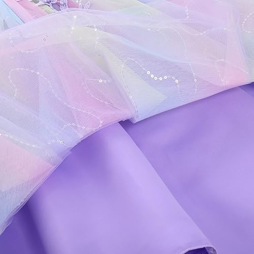 Miniatura 7 de Vestido de encaje para niña de las flores para niños, boda, dama de honor, fiesta, vestido largo formal, vestido de princesa de comunión, vestidos