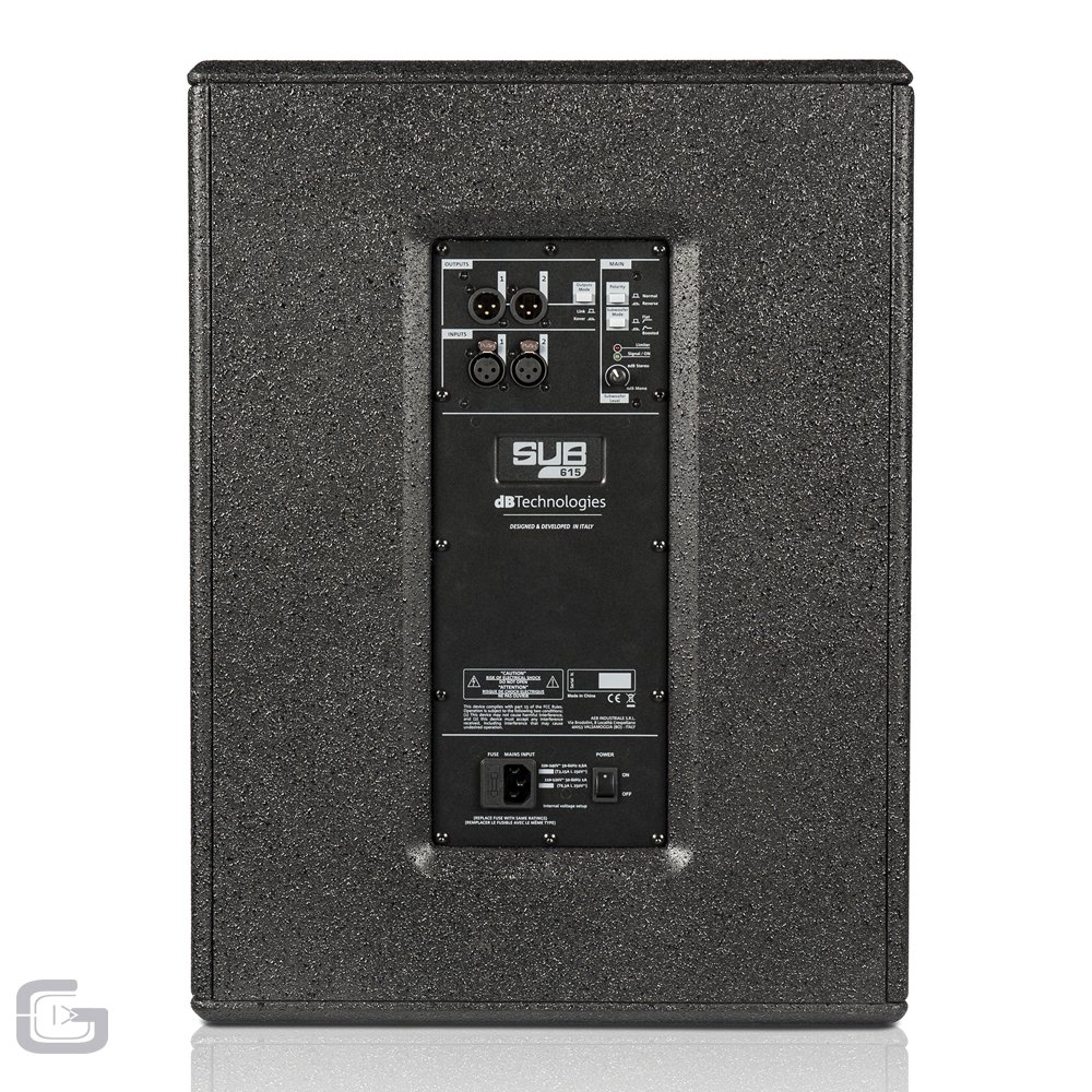 DB Technologies sub615 – Subwoofer de baja Negro