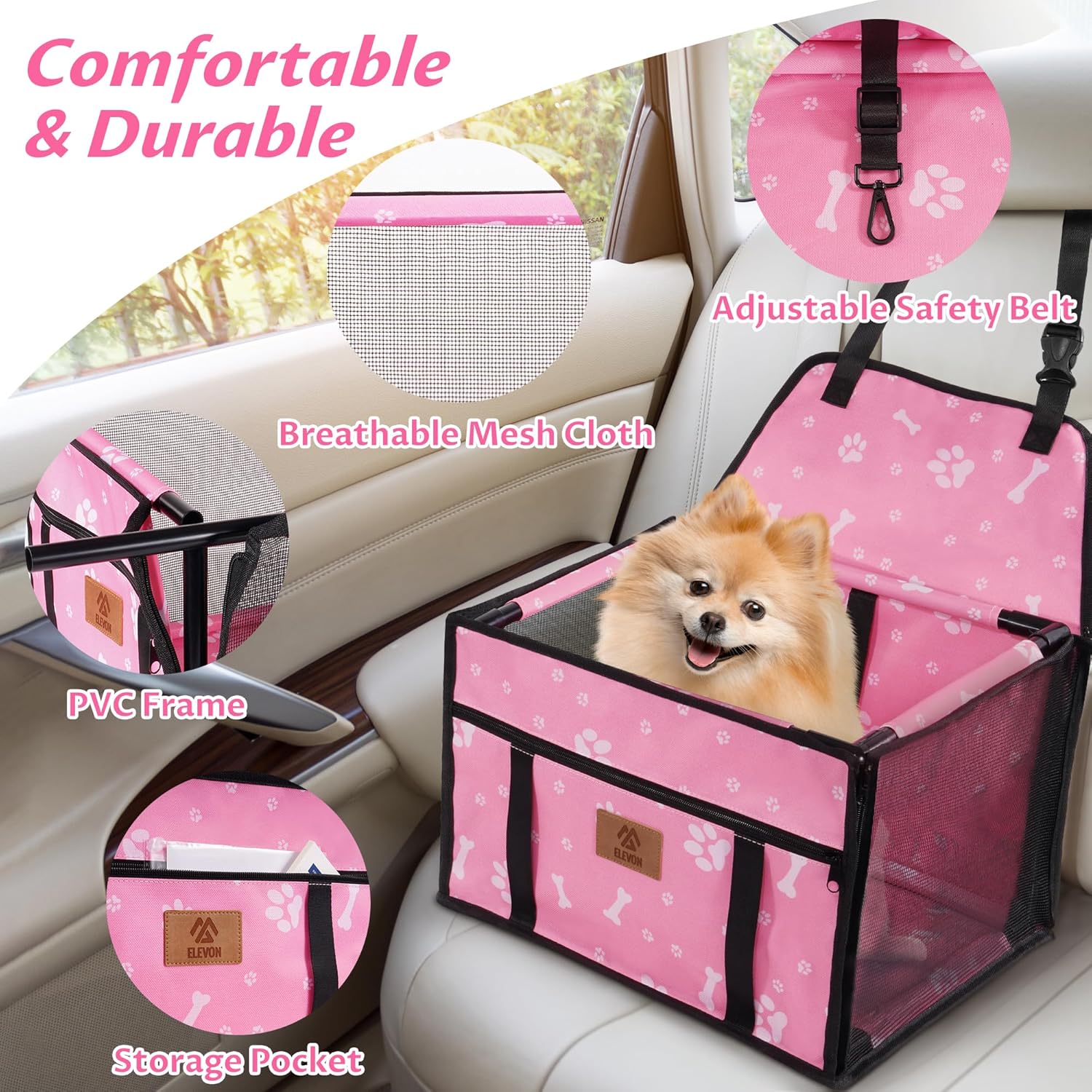 Ultimate Comfort on the Go: The Best Pet Dog Booster Seat for Small Dogs!