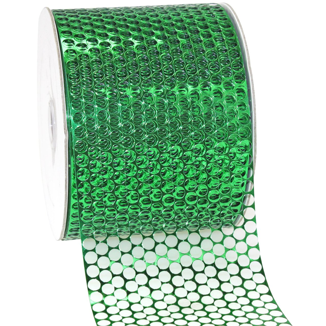 Morex RibbonChicago Poly Honeycomb Ribbon, 3-1/4 inch by 50 Yards, Green