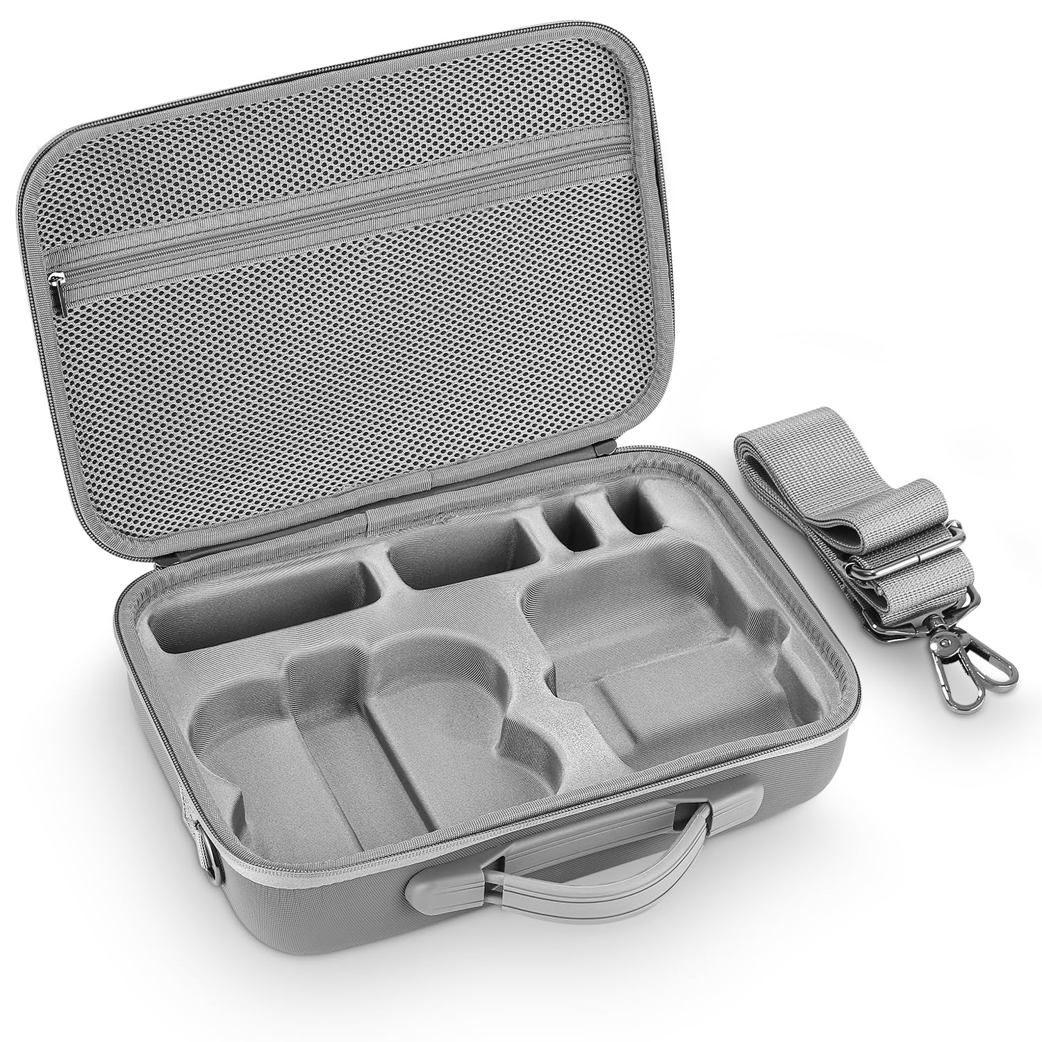 Bolsa para dji Neo Drone, Estuche Funda de Transporte, Bolsa de Almacenamiento Rígido Protectora para dji Neo Drone, Controlador y Accesorios，Gris
