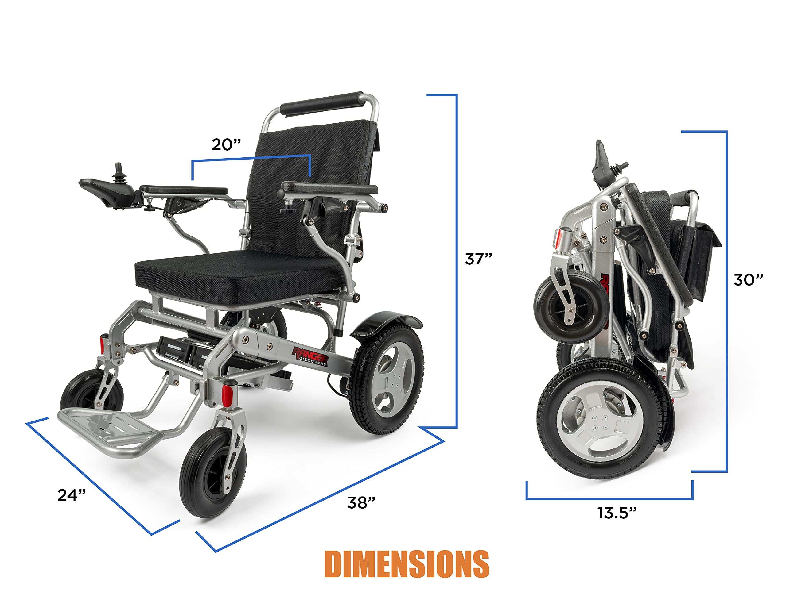 Porto Mobility Ranger Smart Automatic Folding Lightweight Foldable