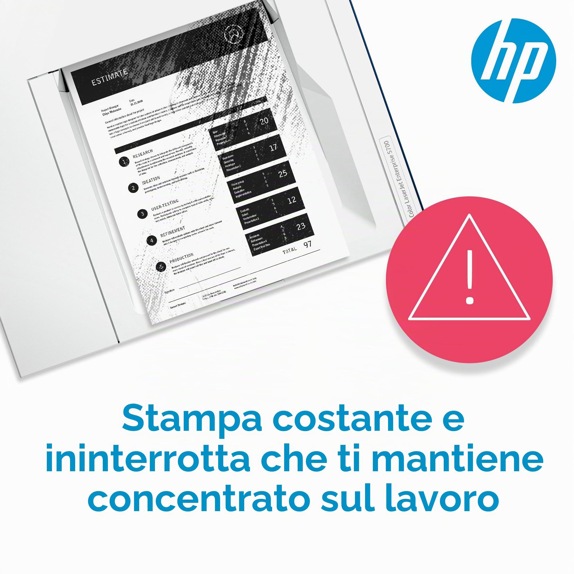 HP 83X CF283X, Cartuccia Toner Originale da 2200 Pagine, Compatibile con le Stampanti LaserJet Multifunzione M125, M127, M201, M225, Nero