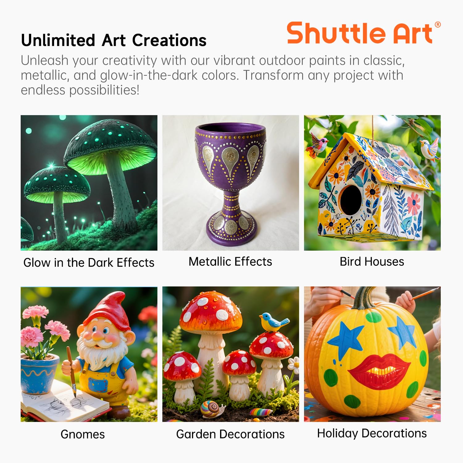 Shuttle Art Zestaw farb akrylowych 36 kolorów