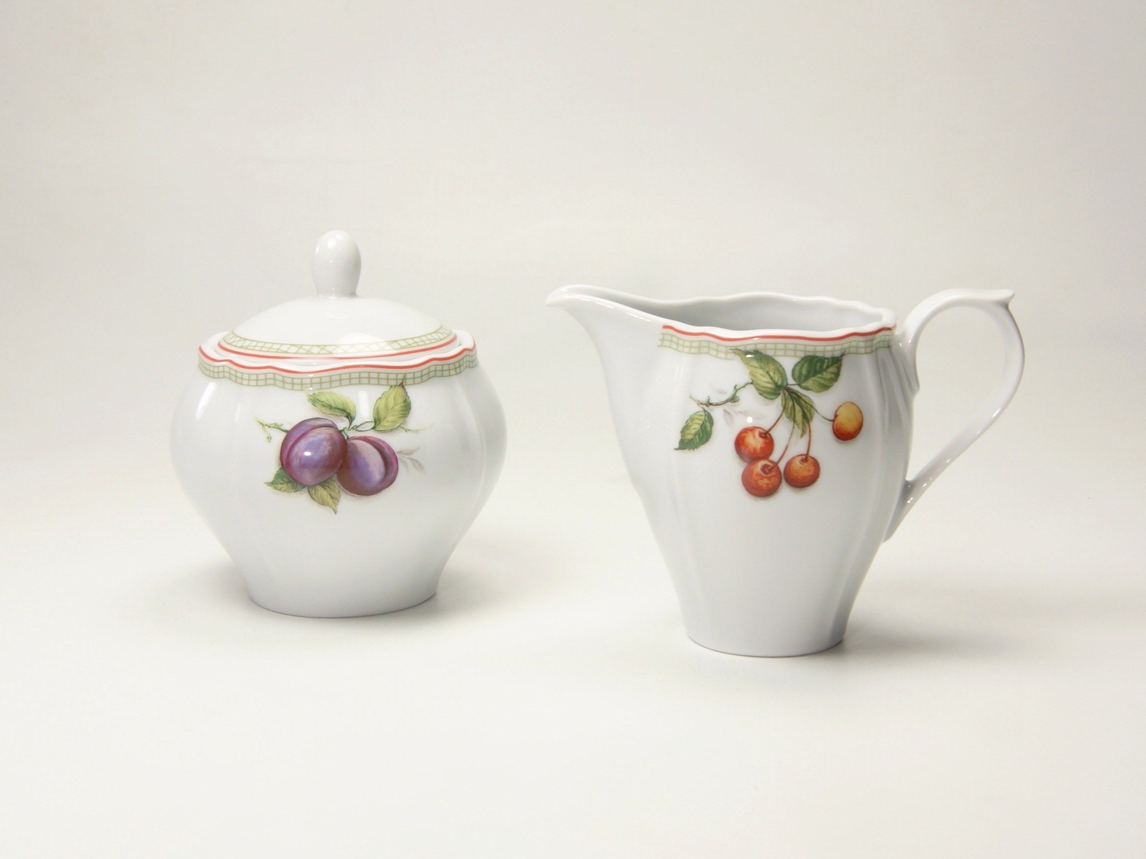Creatable Latte e Zucchero, Porcellana, Multicolore, Set di 2