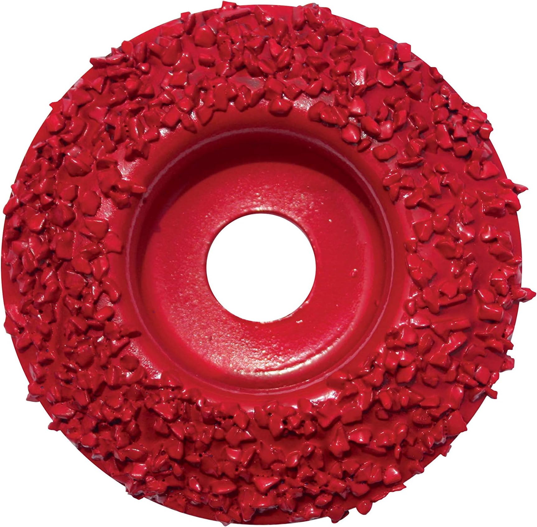 Hoof Boss Red Coarse Grit Dome Power Rasp Disc - Heavy-Duty Hoof Trimming for Tough Hooves - Ideal for Goats, Horses, Sheep, Pigs & Cattle - Durable Replacement Disc for Hoof Boss Electric Tools