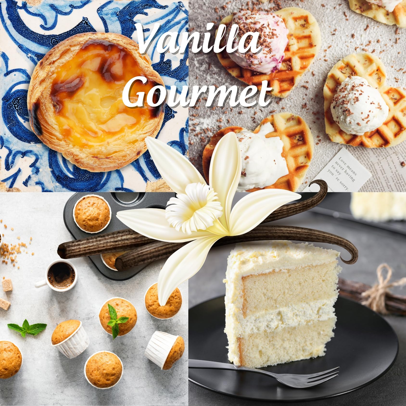 JUST VANILLA Bourbon Vainas de Vainilla 20 Piezas Enteras 42 Gramos Premium Tahití Vainilla Varillas para hornear, Cocinar, Extraer, Refinar Platos Dulces