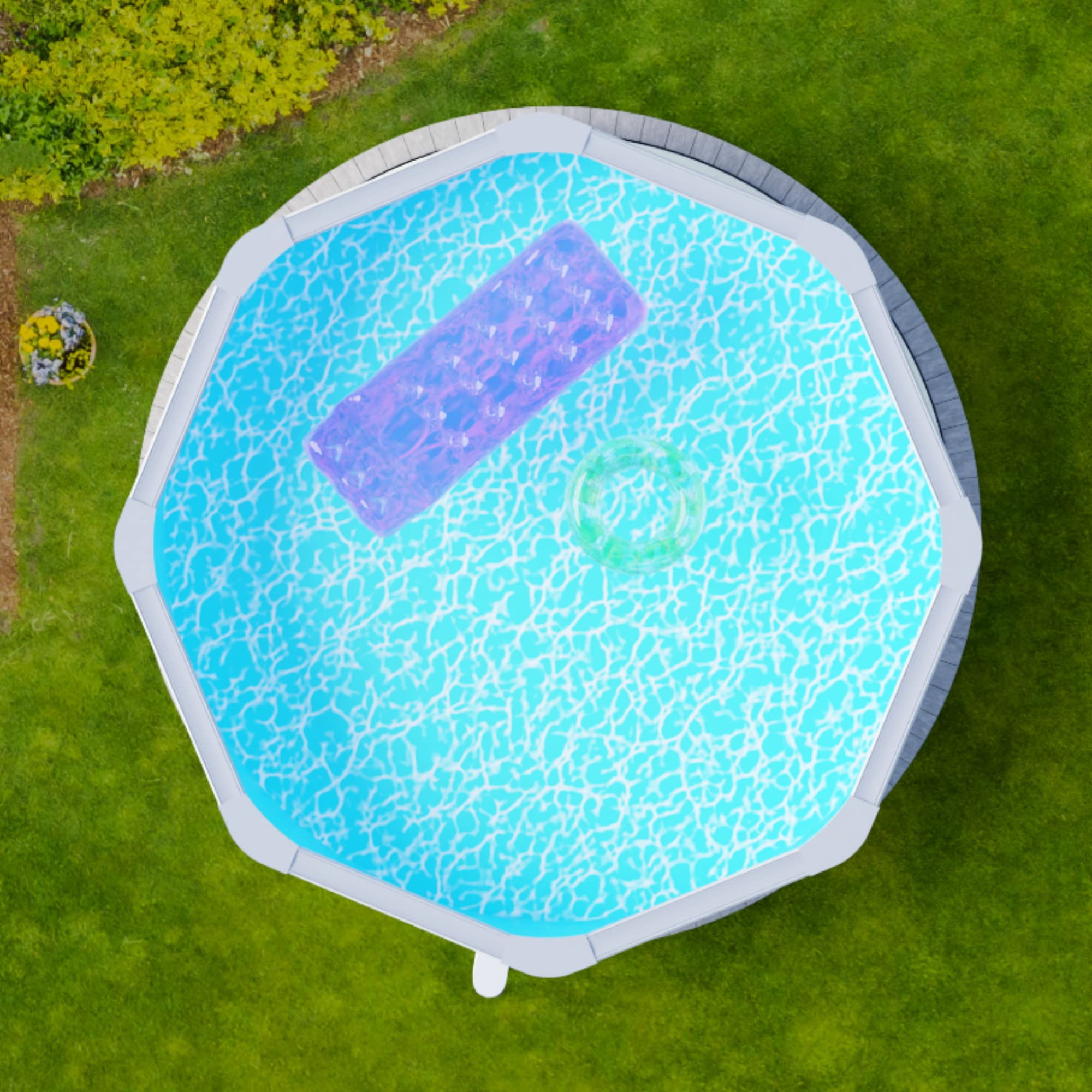Stahlwandpool Grandy ø 3,00m x 1,20m Einzelbecken Rundpool inkl. Skimmer (300x120cm)