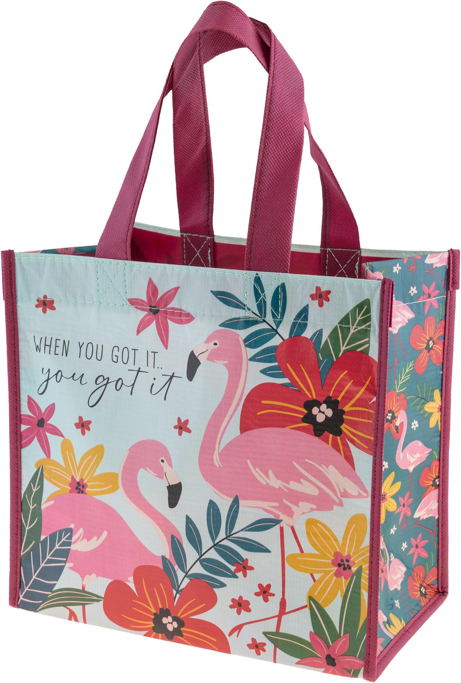 Karma RECYCLED MEDIUM GIFT BAG FLAMINGO
