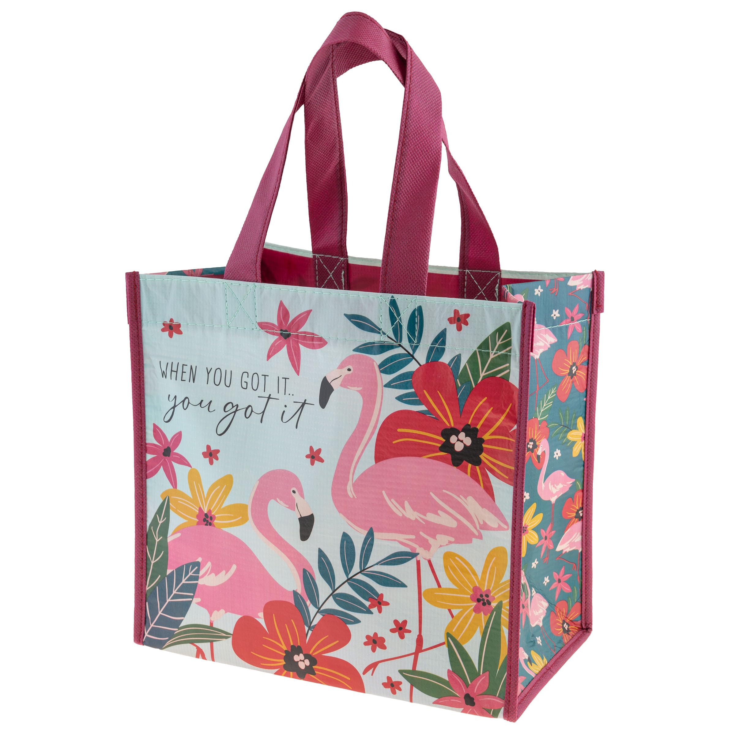 Karma RECYCLED MEDIUM GIFT BAG FLAMINGO