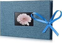 Vista 12 de Paquete de 2 álbumes de fotos pequeños de 4 x 6 pulgadas, cada álbum de fotos Fabmaker contiene 24 fotos horizontales, libro de fotos con cubierta