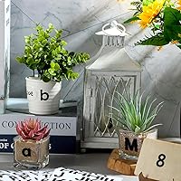 Vista 4 de Outus 8 hojas de calcomanías de letras de vinilo, autoadhesivas, números para buzón, letras del alfabeto, para medias de Navidad, álbumes