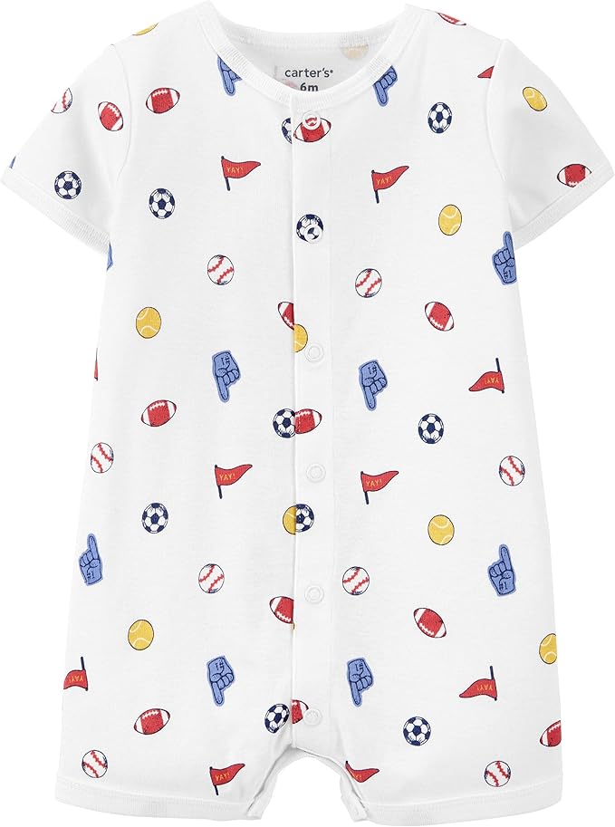 Carter's Baby Boys' Firetruck Creeper Clothing, Shoes