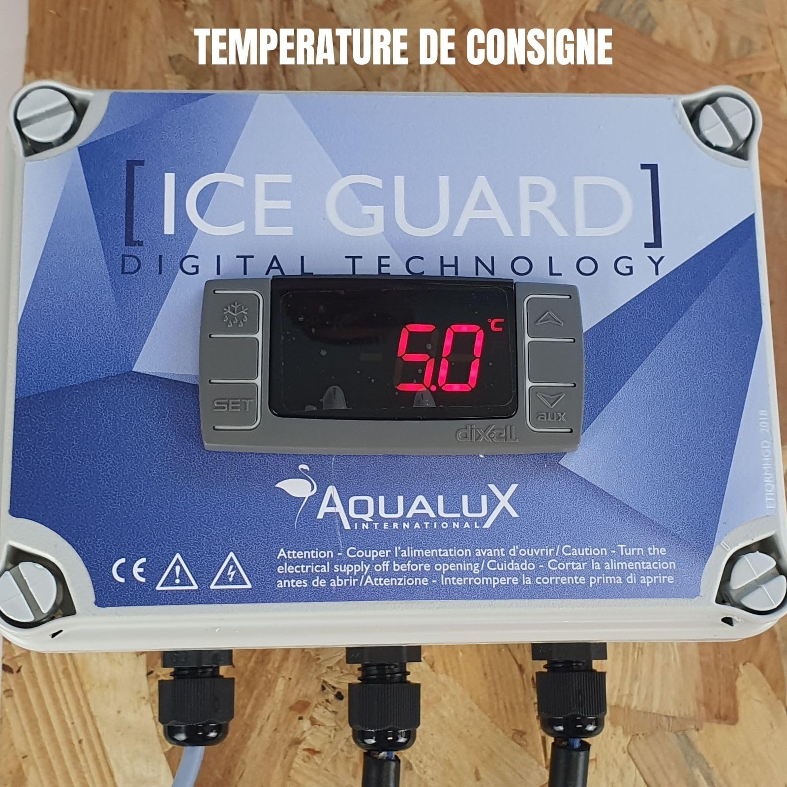 Relais De Mise Hors Gel Piscine - Protection Hivernage - Affichage Digital - Montage sur Horloge Coffret Piscine