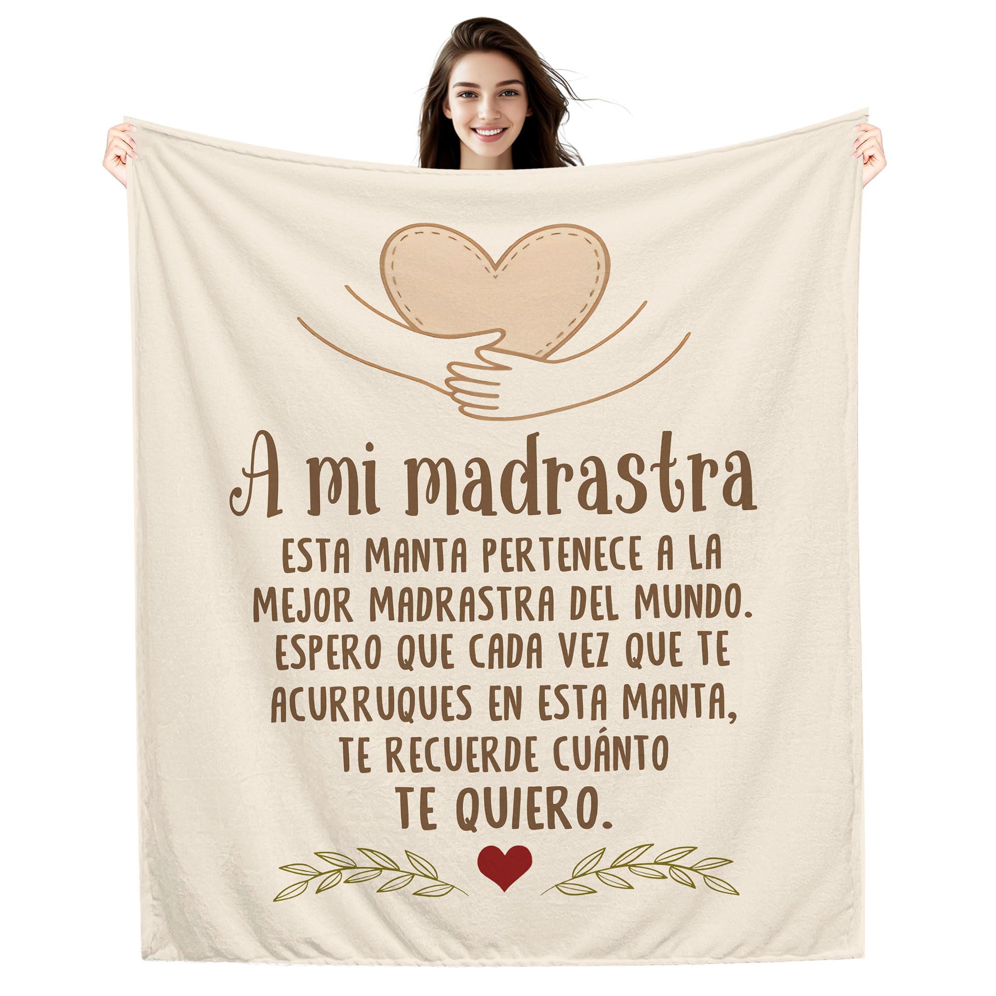 Amorea A mi Abuela Espero Que Cada Vez Que te acurruques en Esta Manta te recuerde cuánto te Quiero Ideas para Regalos Manta para la Abuela Cumpleaños Día de la Madre — view 44
