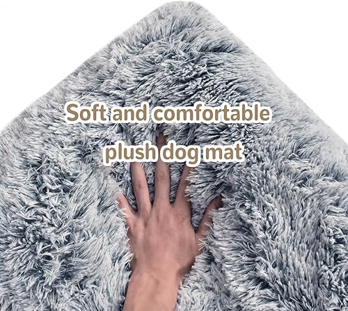 Miniatura 3 de Cama para perros medianos y pequeños, camas de lujo para perros de felpa, cómoda almohadilla para perrera, tapete lavable para dormir para mascotas,