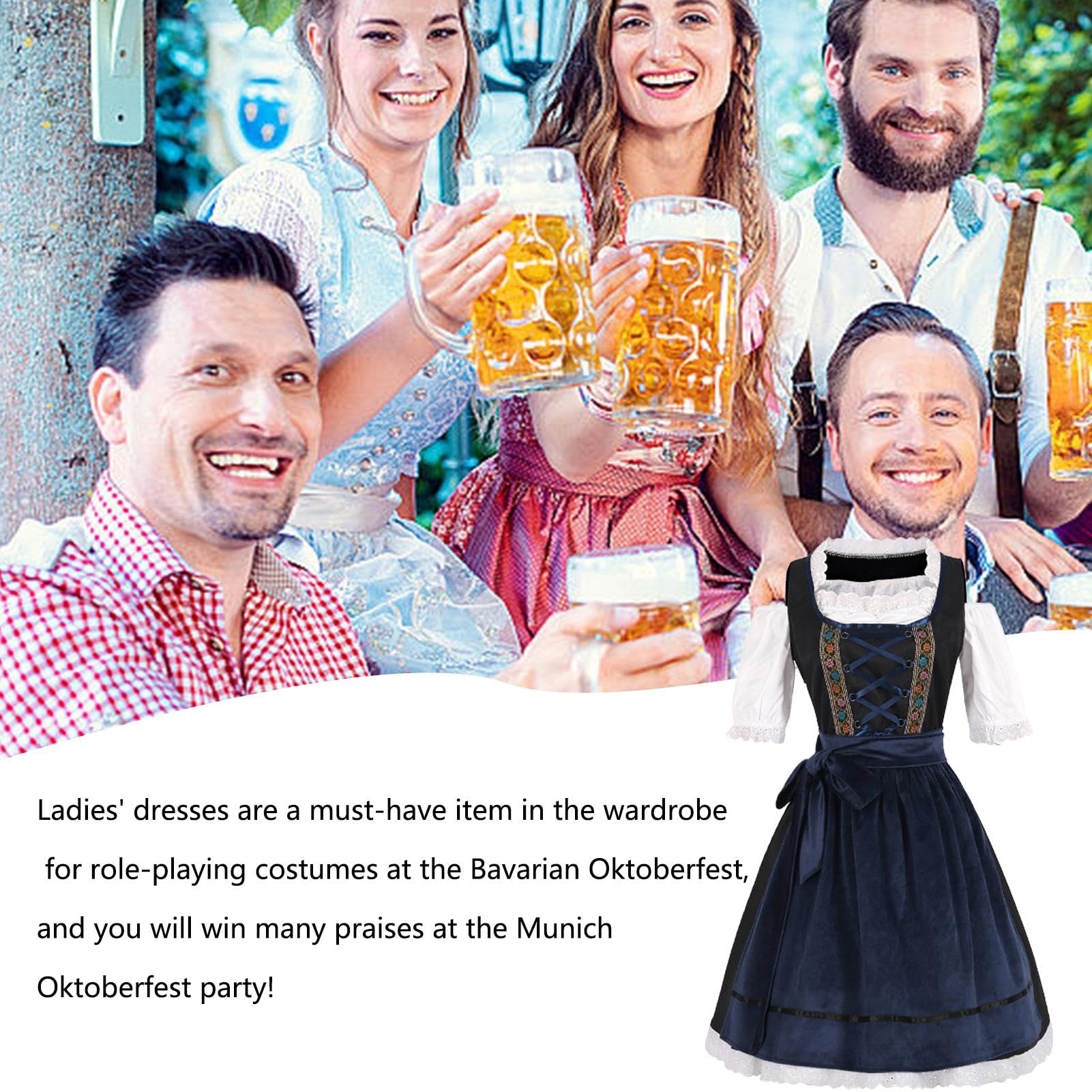 Oktoberfest Kostüm Damen,Damen Oktoberfest Outfits | Traditionelle deutsche Outfits,Bierfest Deutsche Oktoberfest-Kostüme für Damen, Bierfest-Outfit