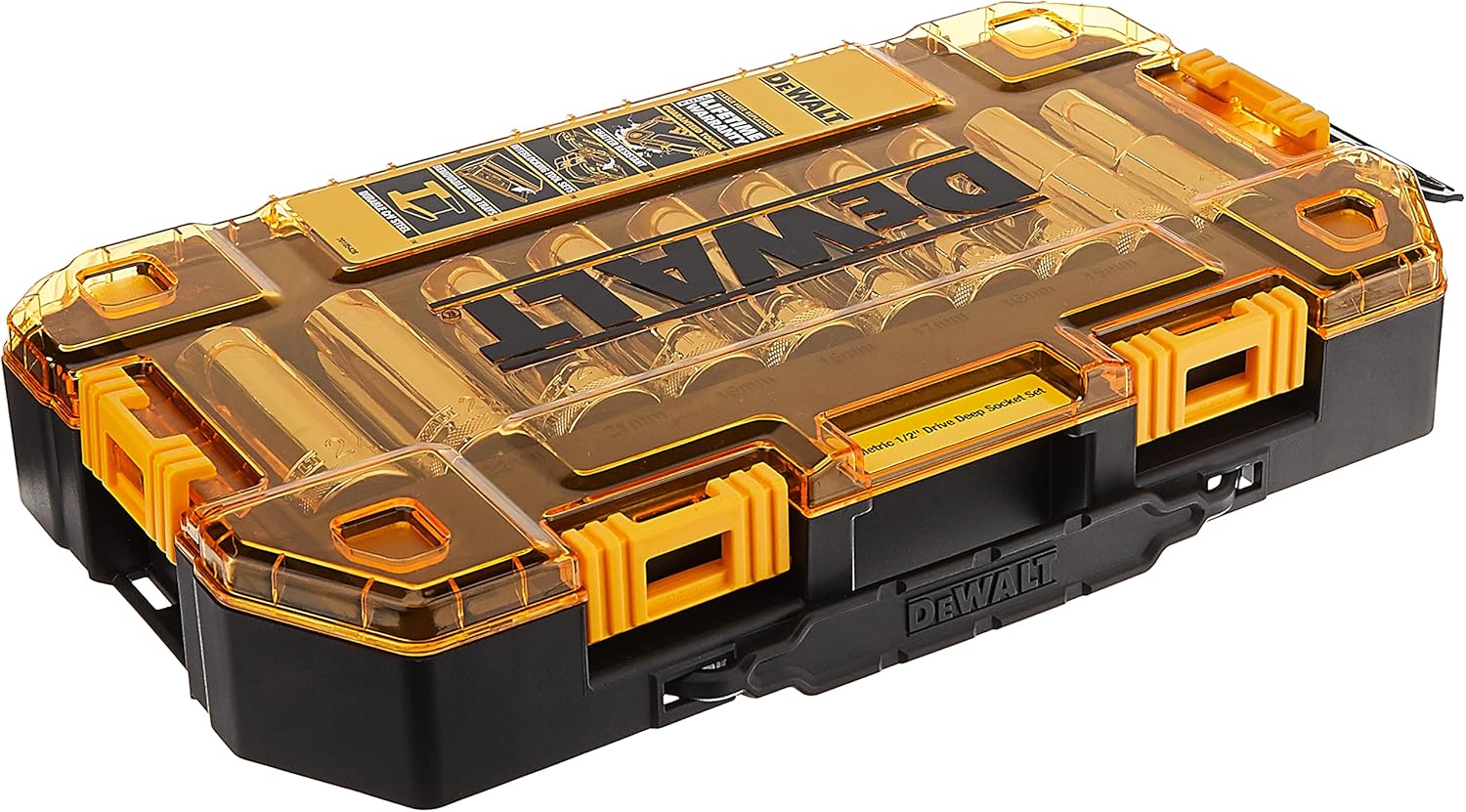 DEWALT DWMT73815 Metric Drive Deep Socket Set (10 Piece), 1/2" Amazon