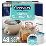 Classic Cinnamon Roll Keurig Single-Serve K-Cup Pods, Light Roast Coffee, 48 Count