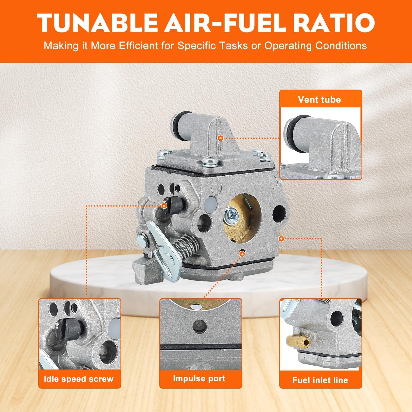 Kit Réparation Carburateur Walbro Pour Tronçonneuses Stihl MS170 MS180 MS210 MS230 MS250 017 018 021 023 025