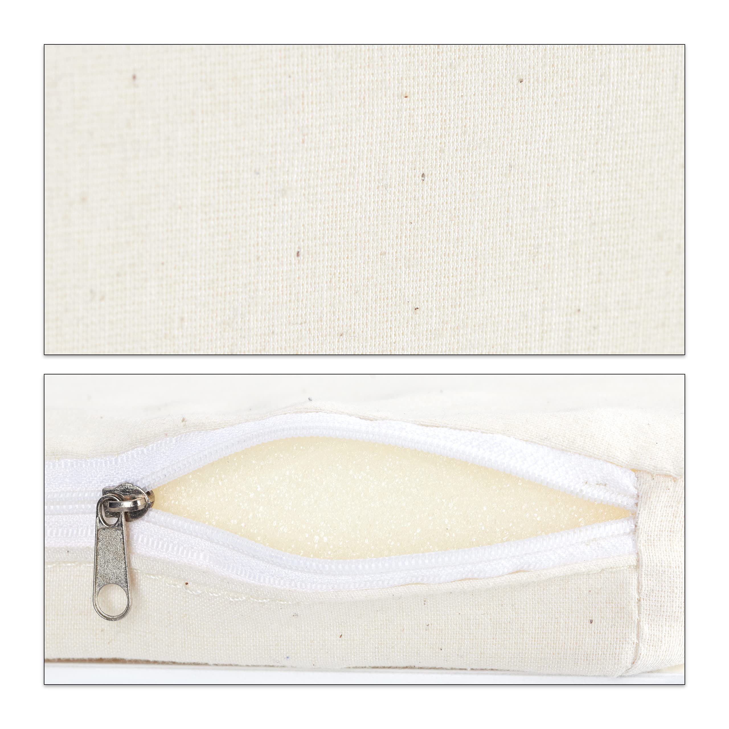Relaxdays Mobiletto, Panca con 2 Cassetti, Stile Retrò, Imbottitura per Sedersi, HLP: 45 x 80 x 36 cm, Bianco