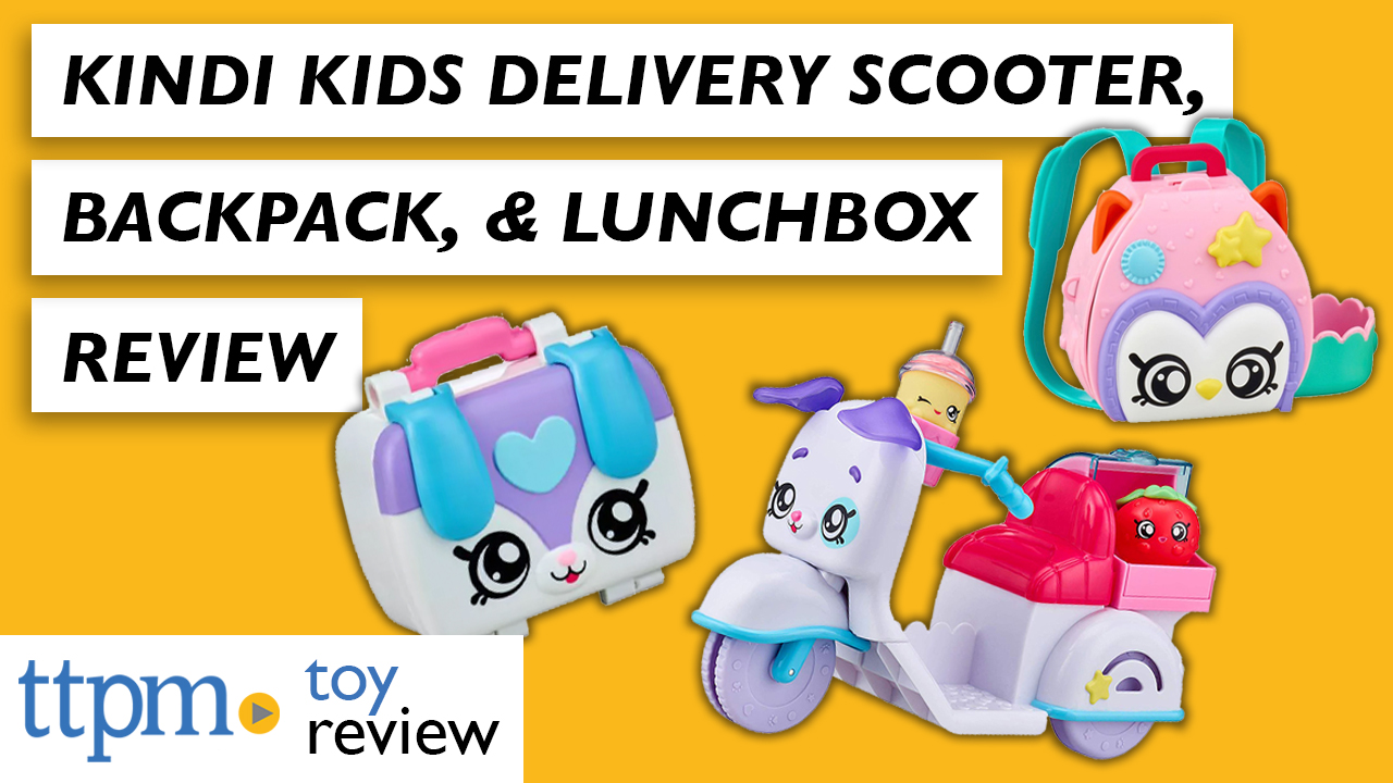 Watch Kindi Kids Kindi Fun Delivery Scooter, Backpack, and Watch Kindi Kids Kindi Fun Delivery Scooter, Backpack, and