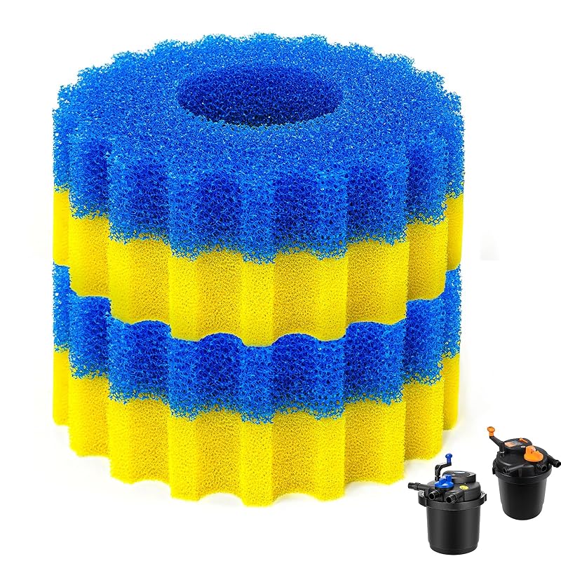 Refil de Espuma para Filtro de Lago VIVOHOME, VEVOR, VIVOGROW e SUNSUN, Conjunto com 4