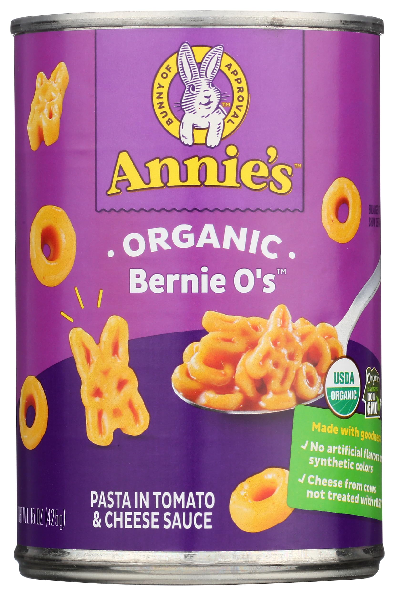 Annie's Homegrown, Bernie Os Tomato And Cheese Organic, 15 Ounce