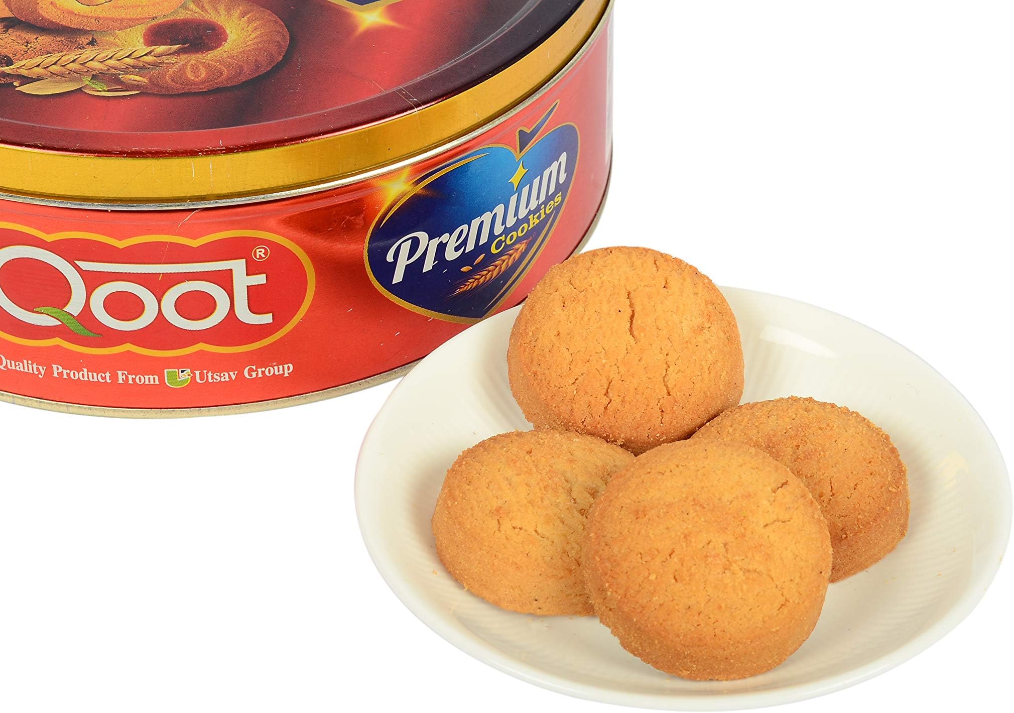 Qoot Good Health Gluten Free Cookies ( Hand Made ), 400 Grams