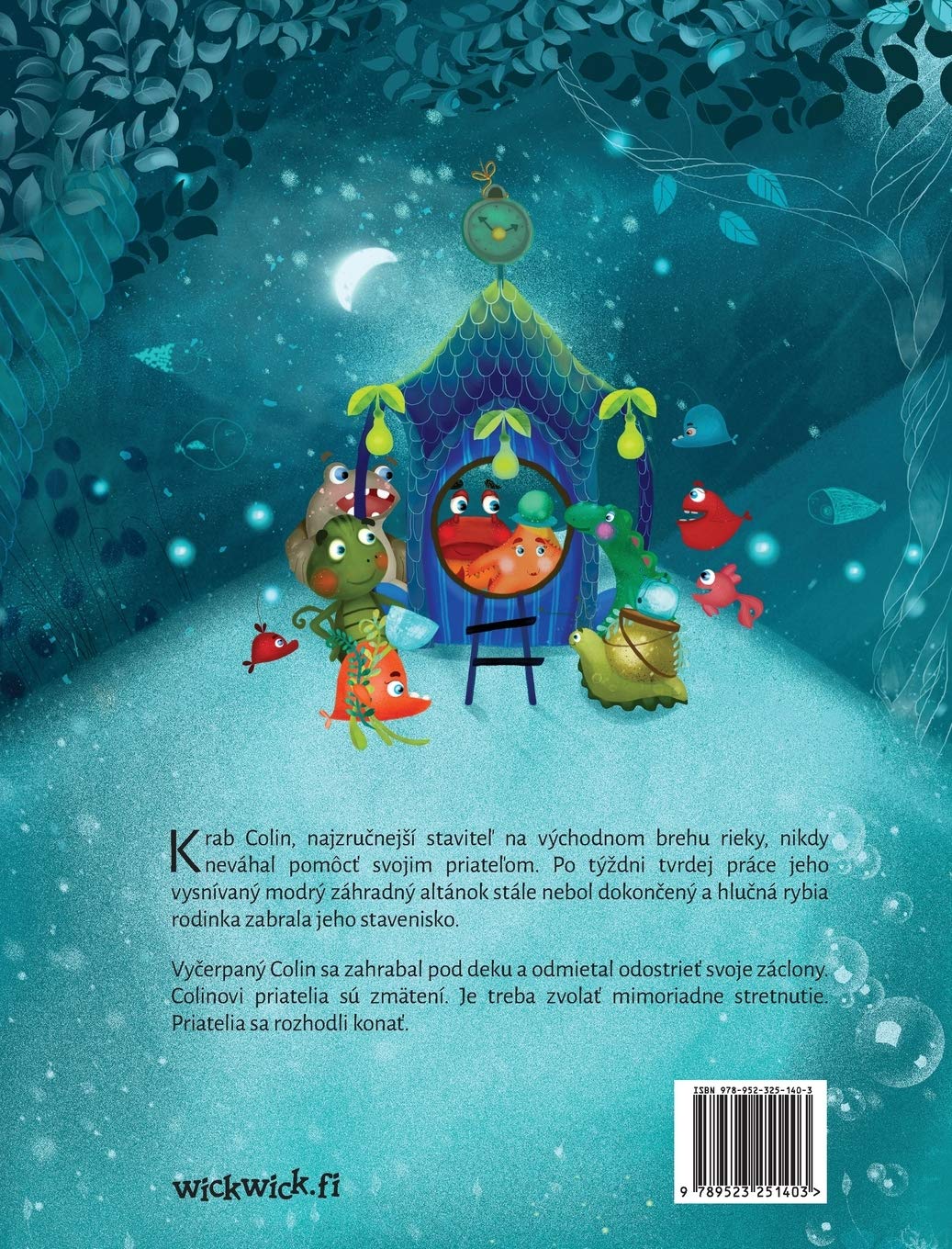 Starostlivý krab (Slovak Edition of "The Caring Crab") (Colin the Crab)