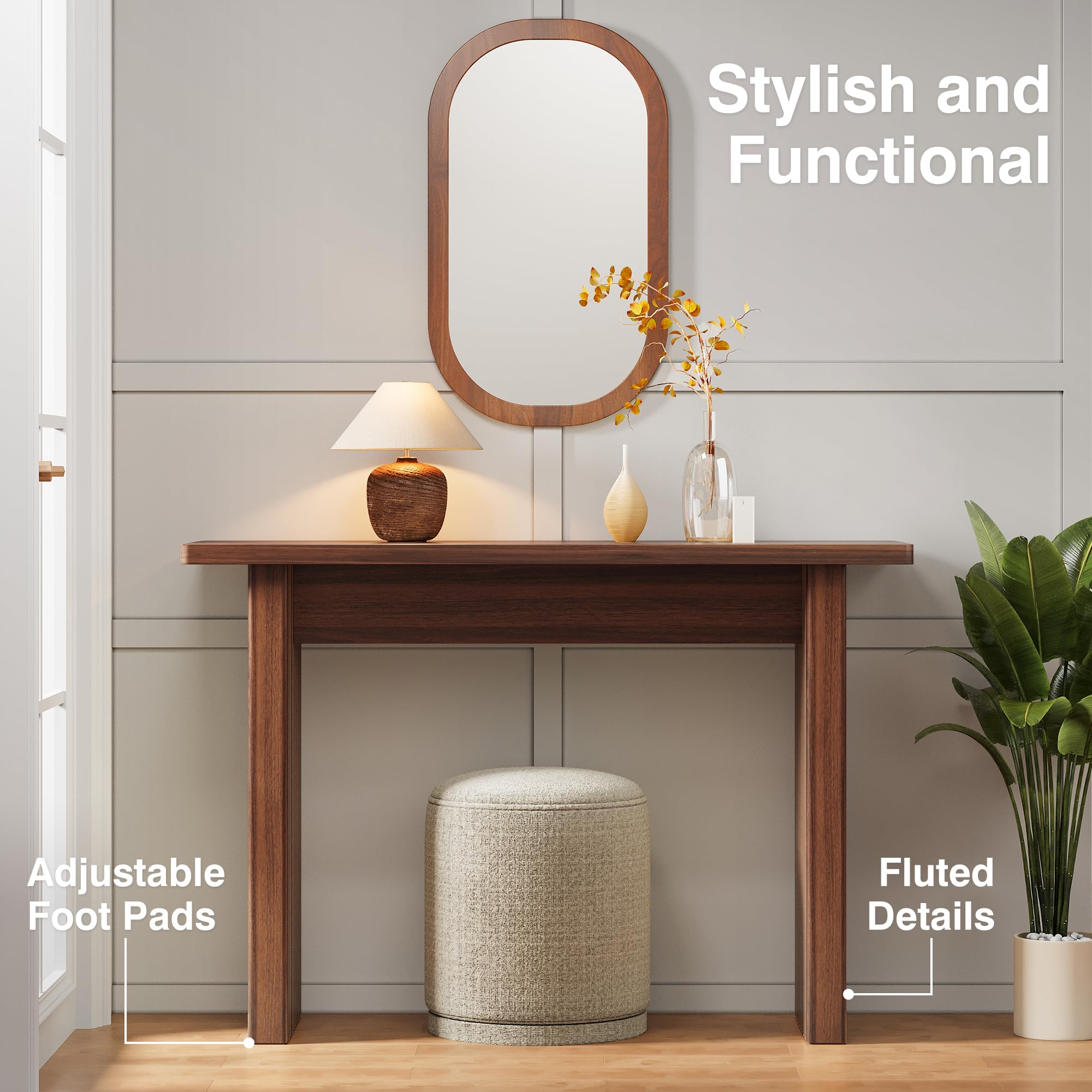 Console d'entrée en Bois aux Pieds sculptés – Un Meuble de décoration Traditionnel pour embellir Votre entrée