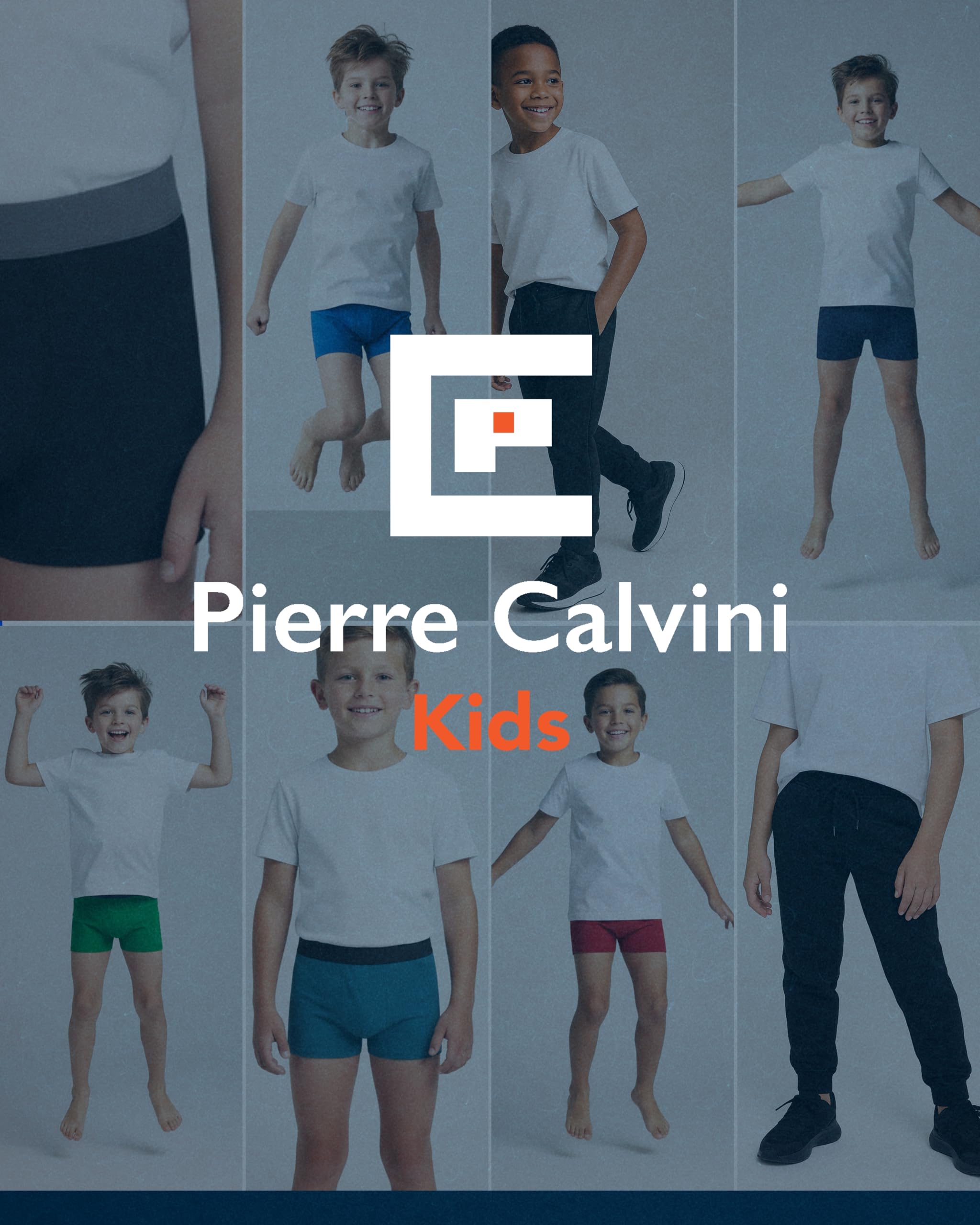 Pierre Calvini Boys Boxers (12 Pack) - Comfortable Cotton Rich Boys Boxer Shorts - Soft Anti Chafing Hipster Boys Underwear - Multipack Kids Boxers Briefs (5-13 Years)