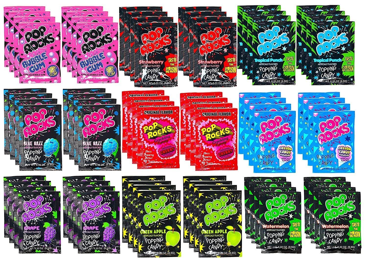 Amazon.com : Pop Rocks (72 Pack) - Bulk 72 Individually Wrapped