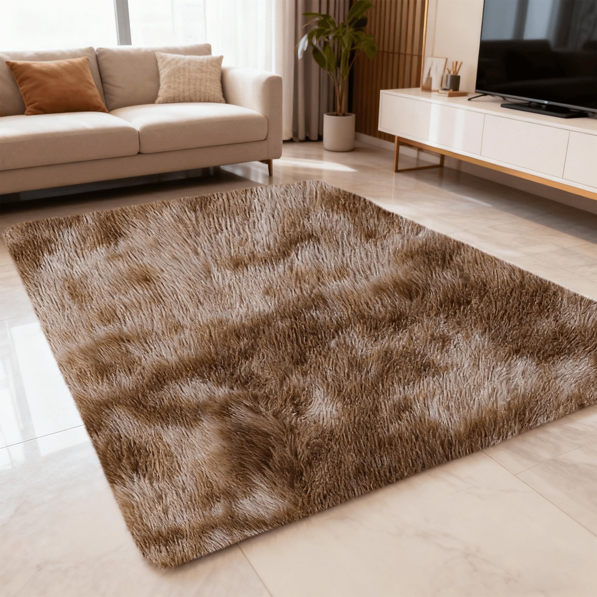 Amazon | 洗えるラグ 200 x 350 cm 滑り止め柔らかい厚手通気性