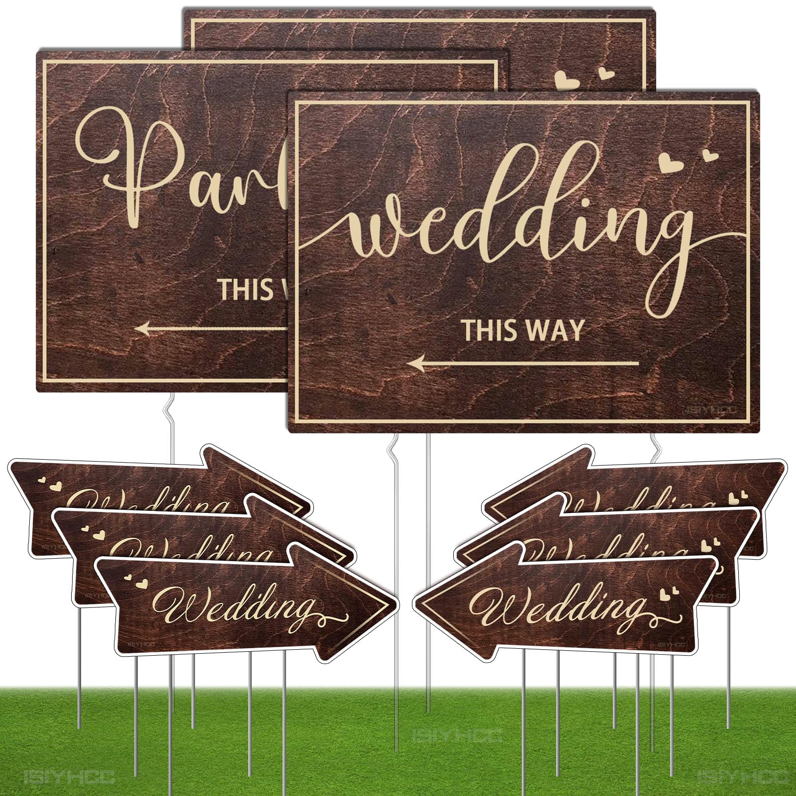 Cartel de boda de esta manera