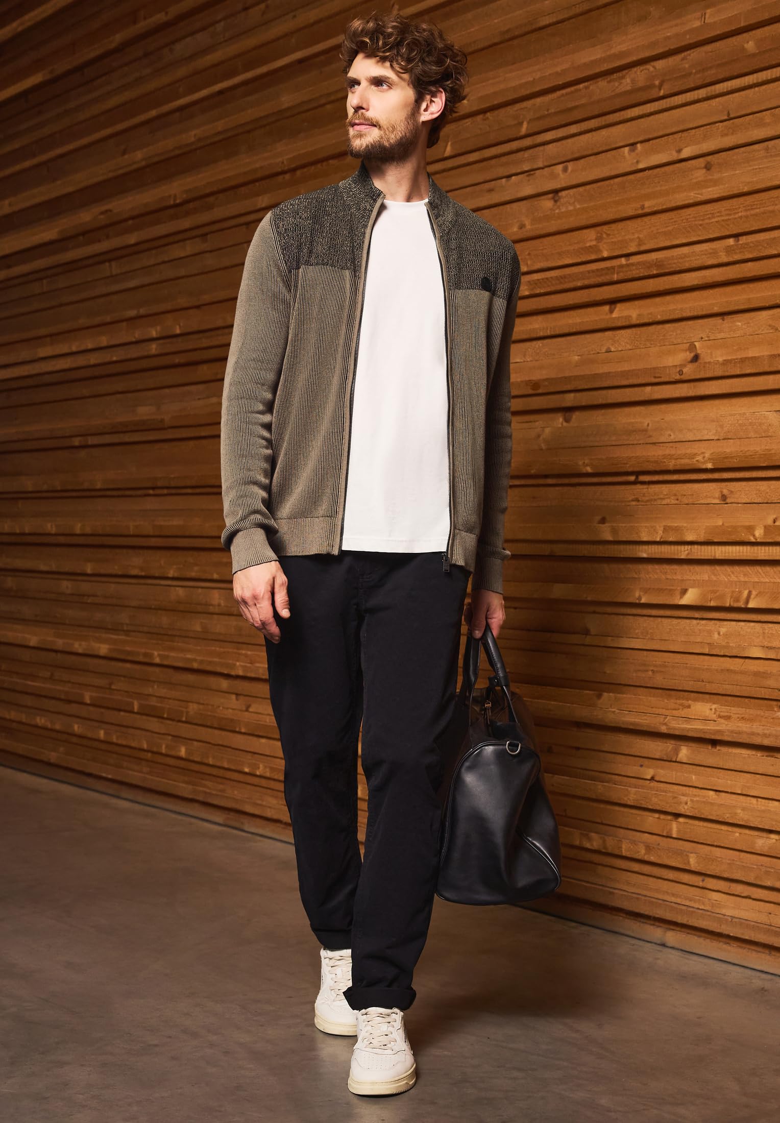 Street One MEN Two-Tone Strukturjacke